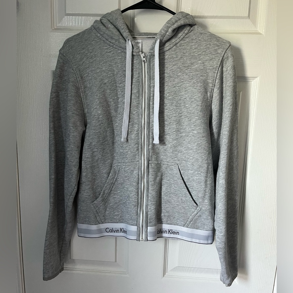 Calvin Klein zip up sweater